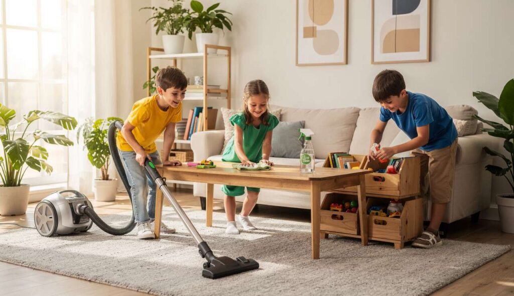 Kinder im Haushalt einbinden: Warum das eine richtig gute Idee ist